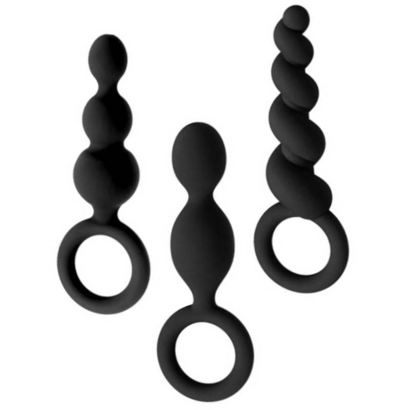 Satisfyer Plugs black (set of 3)